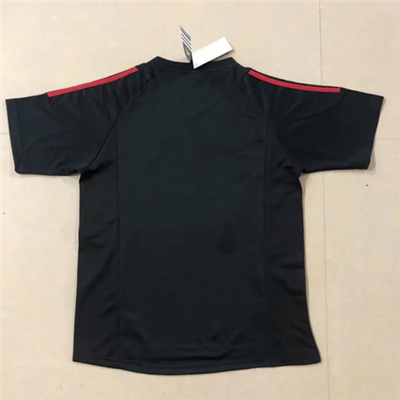 AC Milan 2002/03 Away Retro UEFA Champions League Jersey - Black