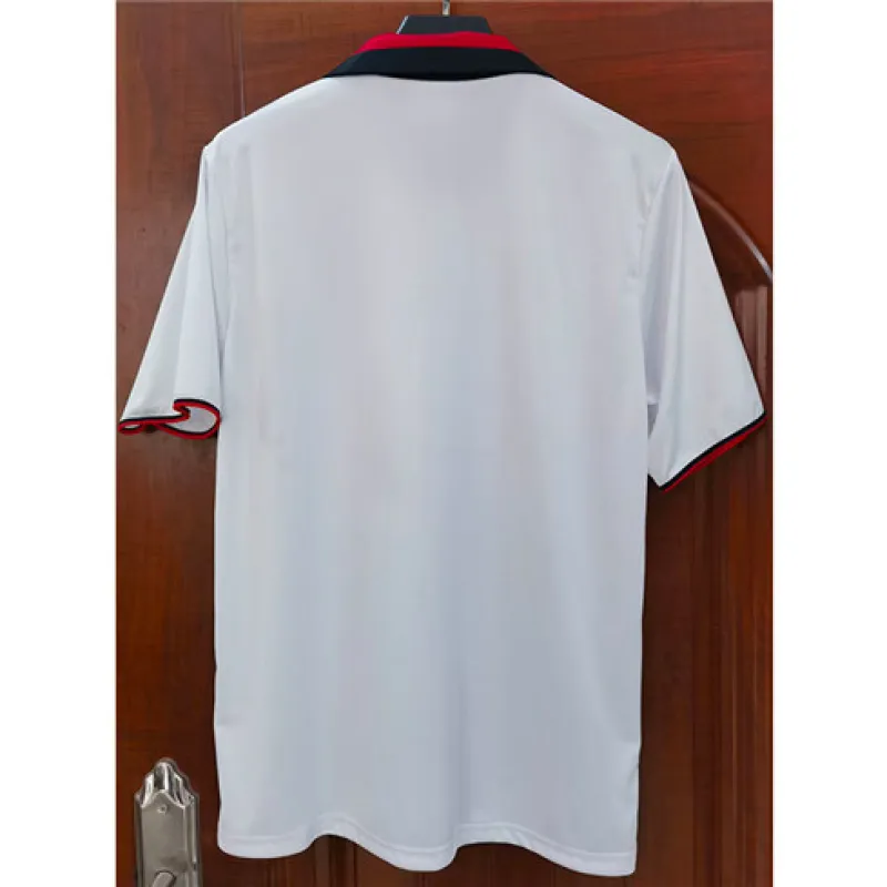 Camiseta retro de la Liga de Campeones UEFA 1988/89 del AC Milan - Blanca