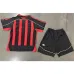 Maglia retro di casa per bambini dell'AC Milan 2007/08 - Rossa