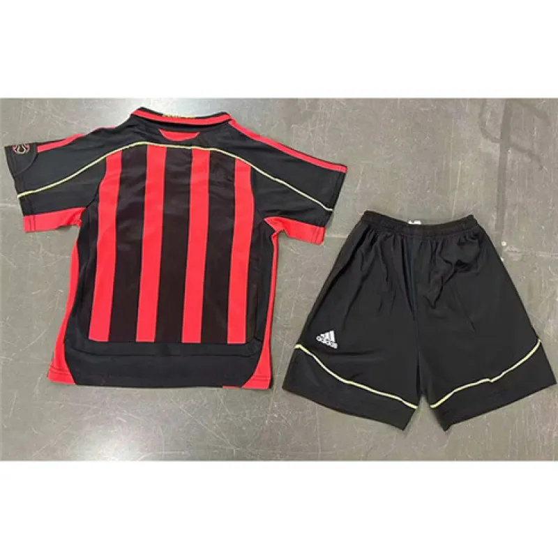Maglia retro di casa per bambini dell'AC Milan 2007/08 - Rossa