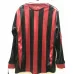 AC Milan 2009 Retro Long - Sleeved Jersey - Red