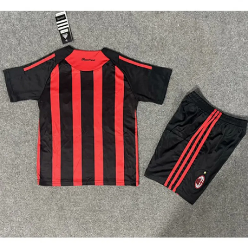 Maglia retro di casa per bambini dell'AC Milan 2008/09 - Rossa