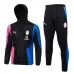 Vêtement de sport en manteau de pluie A de l'AC Milan 2024/25 - Noir