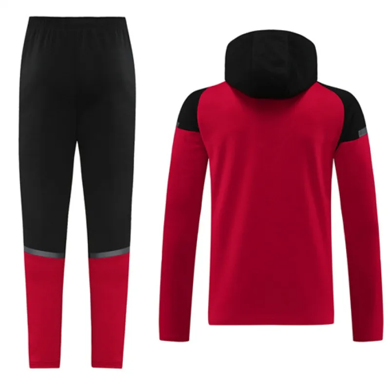 AC Milan 2024/25 Hooded Sportswear - Red