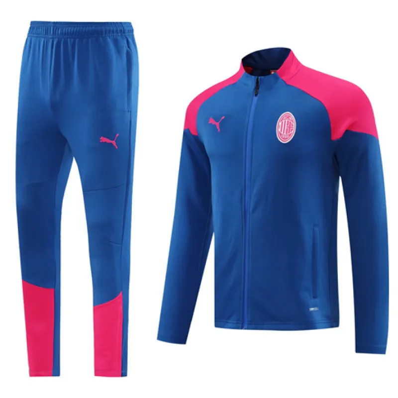 Veste de sport de l'AC Milan 2024/25 - Bleue