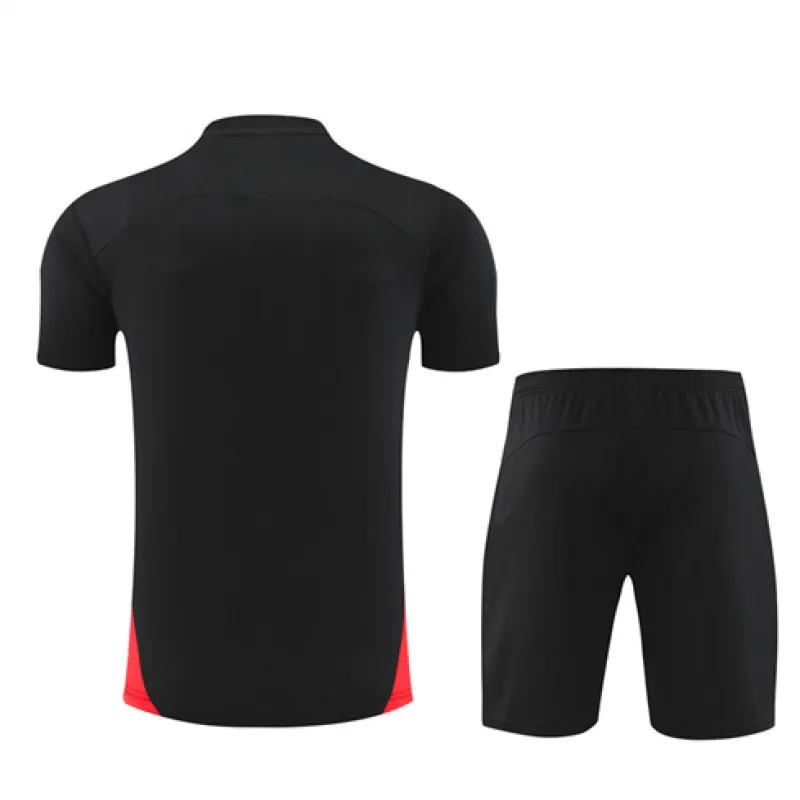 T-shirt d'entraînement + Short de l'AC Milan 2024/25 - Noir