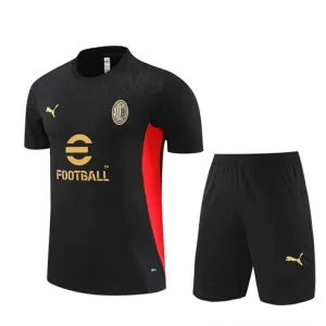 AC Milan 2024/25 Children's Training Shirt + Shorts - Black