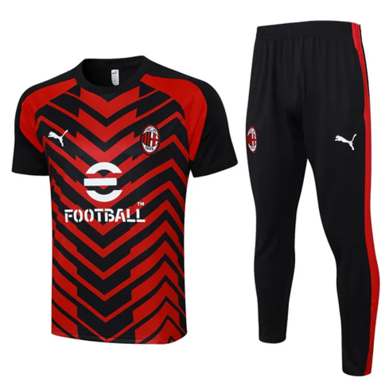 AC Milan 2024/25 Polo-Shirt + Trainingshose - Rot