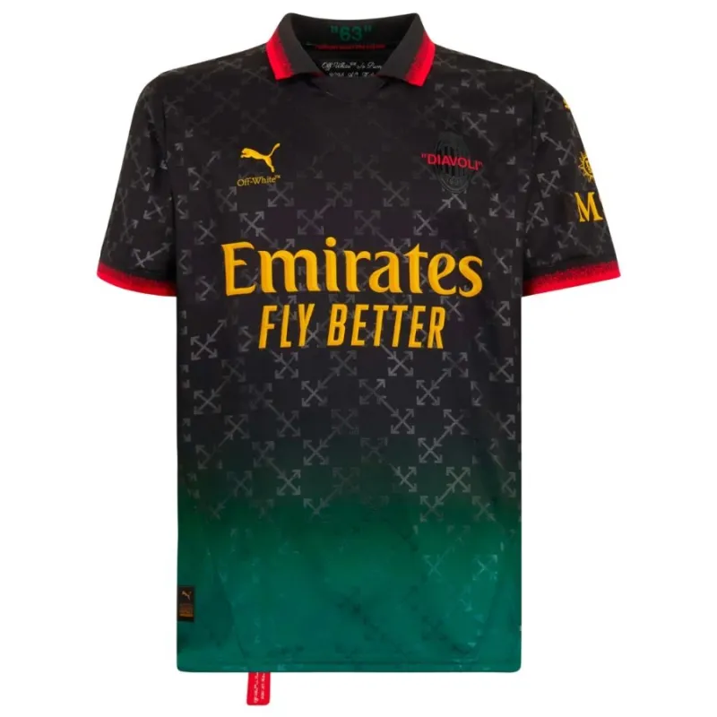 Camiseta infantil 4ª de AC Milan 2024/25 - Negro