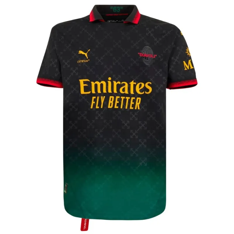 AC Milan 2024/25 Kit maglia per bambini 4ª - Nero