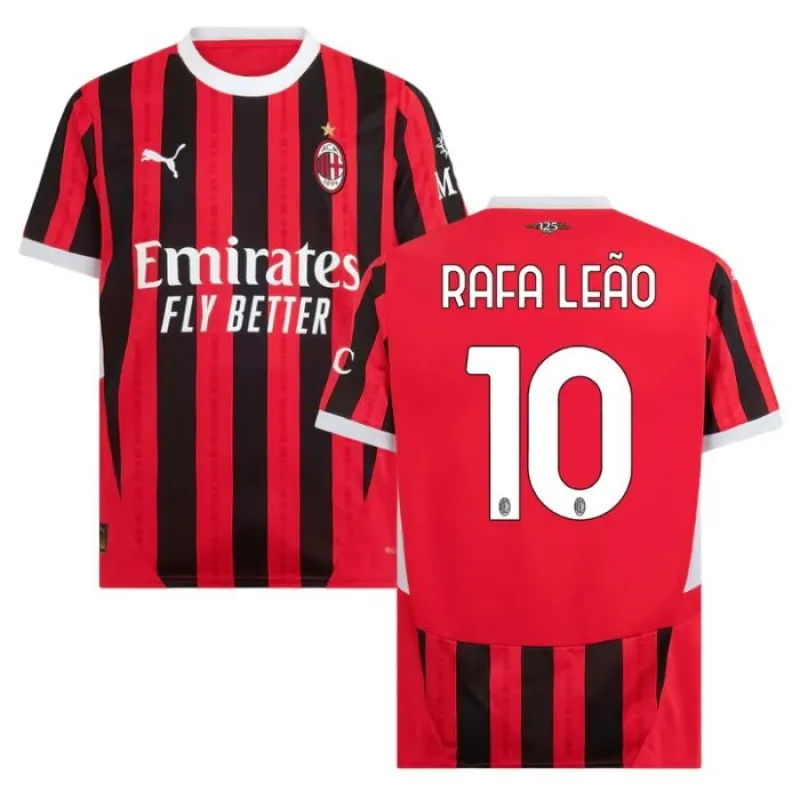 Rafael Leão Camiseta de casa de AC Milan 2024/25 - Roja