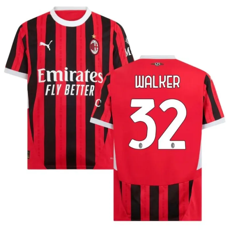 La camiseta de casa de AC Milan 2024/25 de Walker - Roja