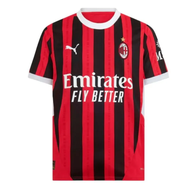 Le maillot domicile de l'AC Milan 2024/25 de João Félix - Rouge