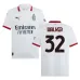 Le maillot d'extérieur de l'AC Milan 2024/25 de Walker - Blanc