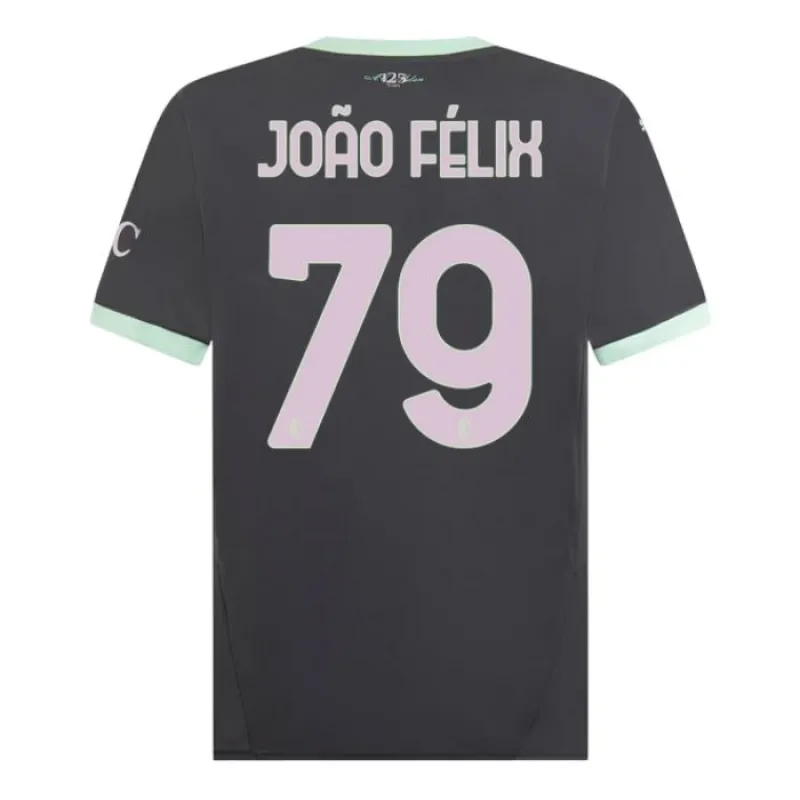 Joao Felix's 2024/25 Third Jersey - Charcoal Gray