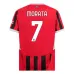 El conjunto de camiseta infantil del campo de AC Milan 2024/25 de Morata - Blanco
