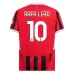 Il set di maglia per bambini della casa di AC Milan 2024/25 di Rafael Leao - Bianco