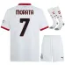 Moratas AC Milan 2024/25 Auswärts-Kinder-Jersey-Set - Weiß