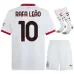 Rafael Leao's AC Milan 2024/25 Away Kids Jersey Set - White