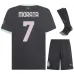 L'ensemble du troisième maillot pour enfants de l'AC Milan 2024/25 de Morata - Gris anthracite