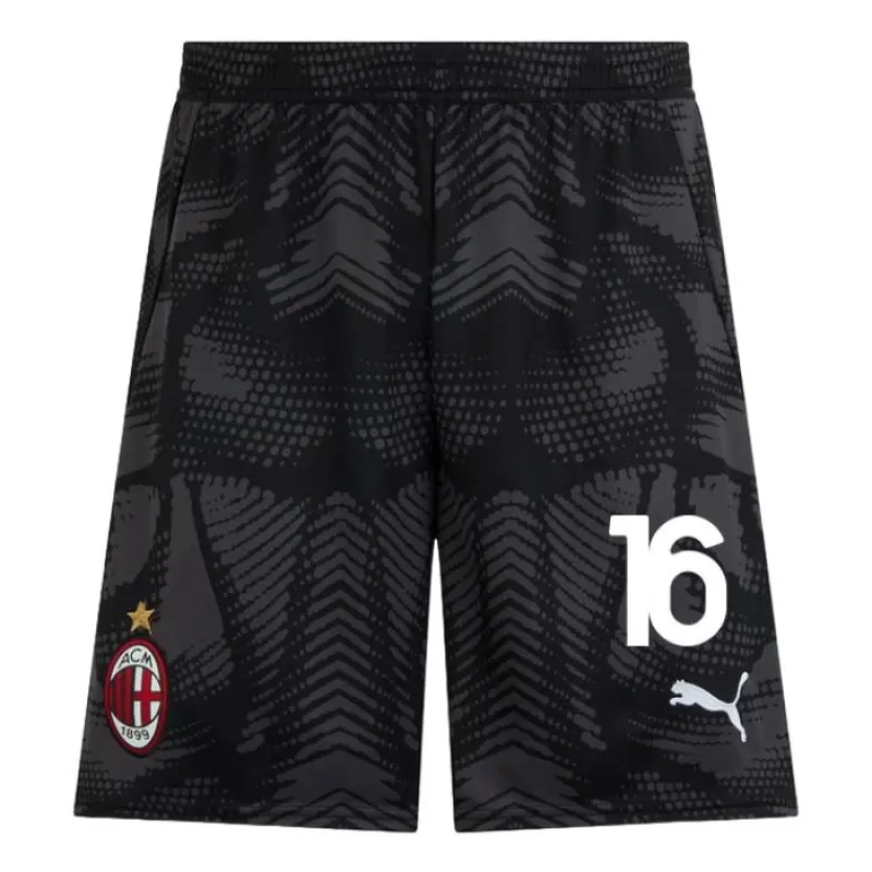 M. Maignan's AC Milan 2024/25 Home Goalkeeper Children's Jersey - Black
