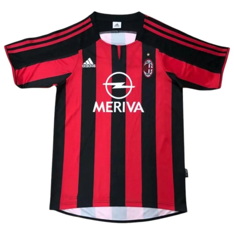Maglia casa retro di Filippo Inzaghi AC Milan 2003/04 - Rosso