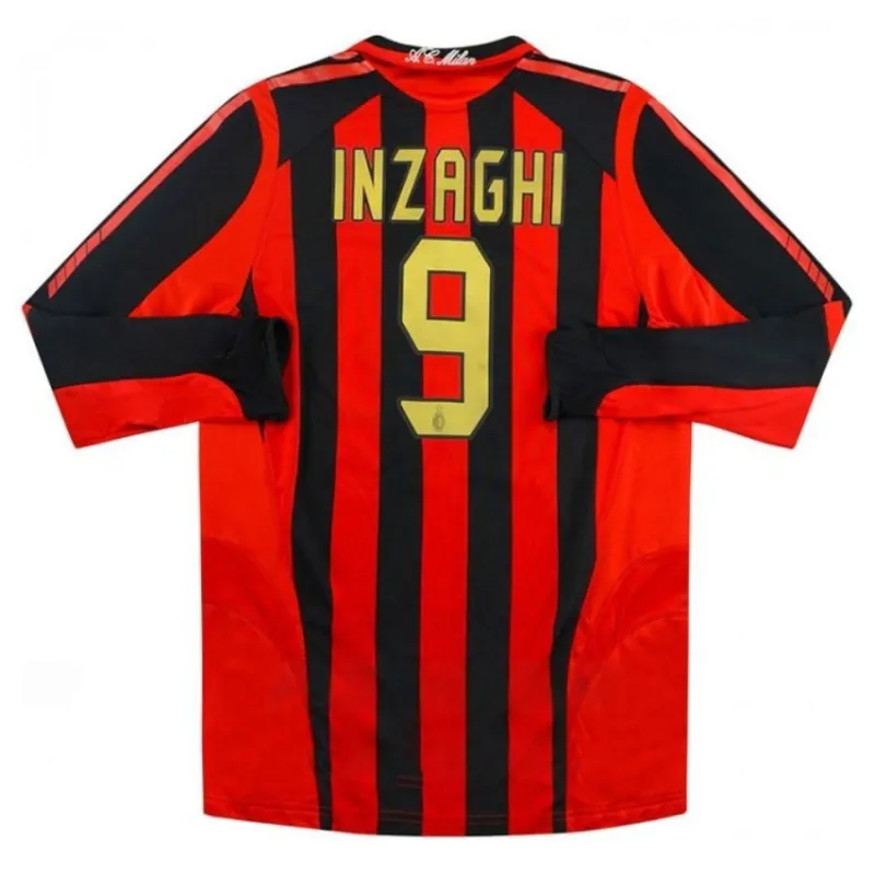 Maglia casa retro di Filippo Inzaghi AC Milan 2005/06 - Rosso