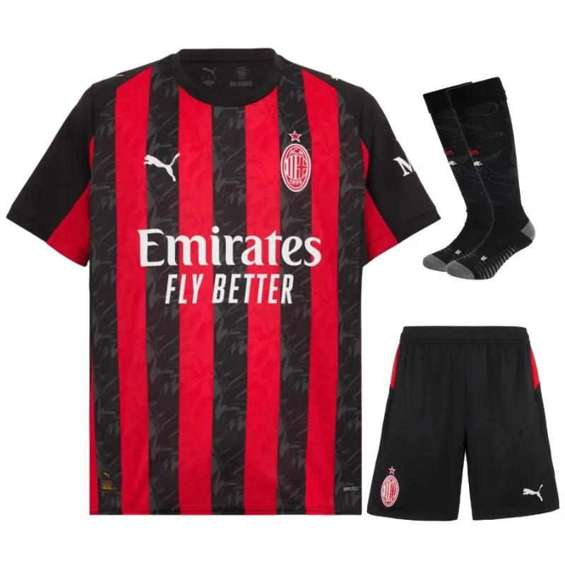 Kit infantile AC Milan 2025/26 casa - Rosso