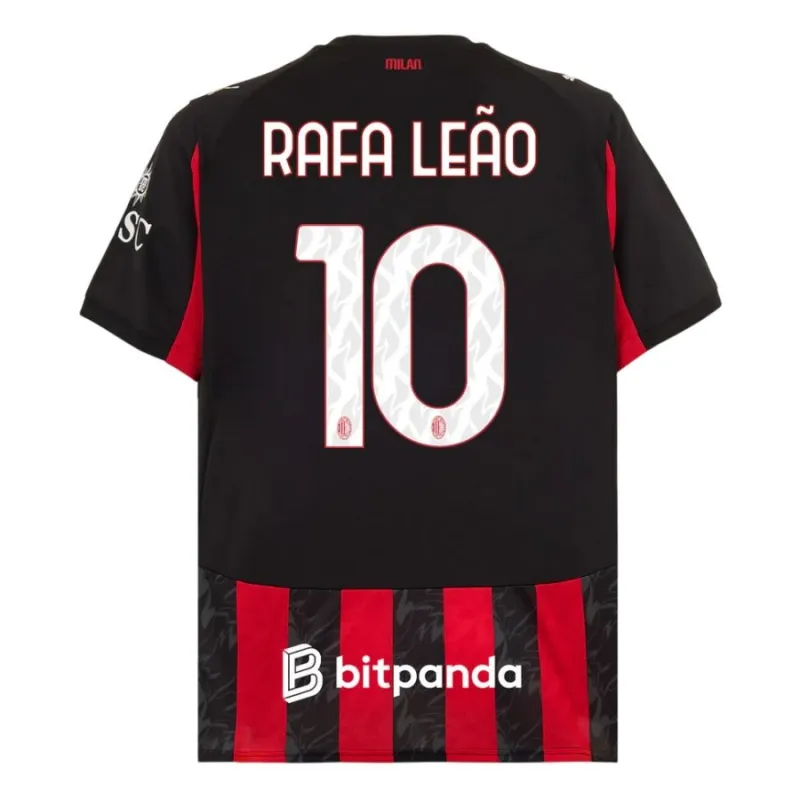 AC Milan RAFA·LEAO Maglia casa 2025/26 - Rosso