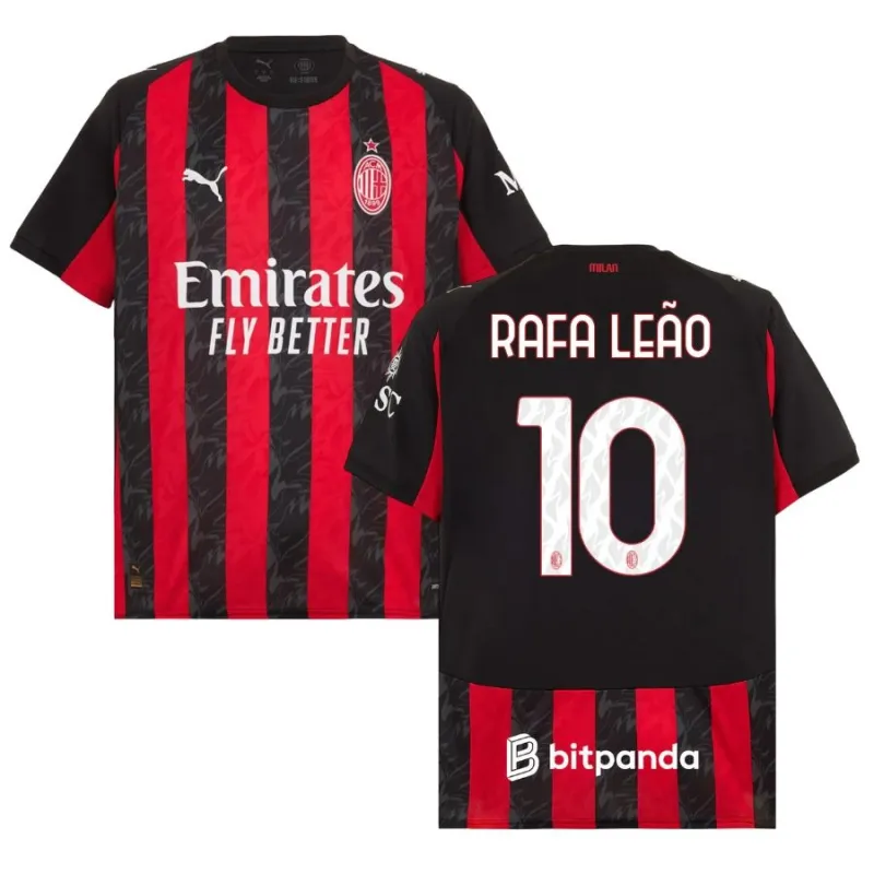 AC Milan RAFA·LEAO Maglia casa 2025/26 - Rosso