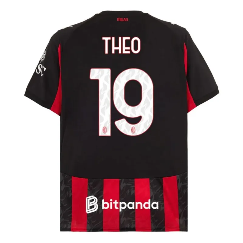 AC Milan THEO Maglia casa 2025/26 - Rosso
