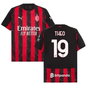 AC Milan THEO 2025/26 Home Jersey - Red