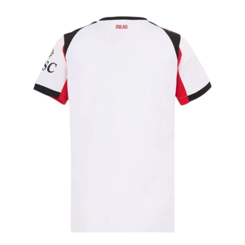 Maglia in trasferta femminile dell'AC Milan 2025/26 - Bianco