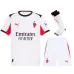 Set di maglia bambini in trasferta dell'AC Milan 2025/26 - Bianco