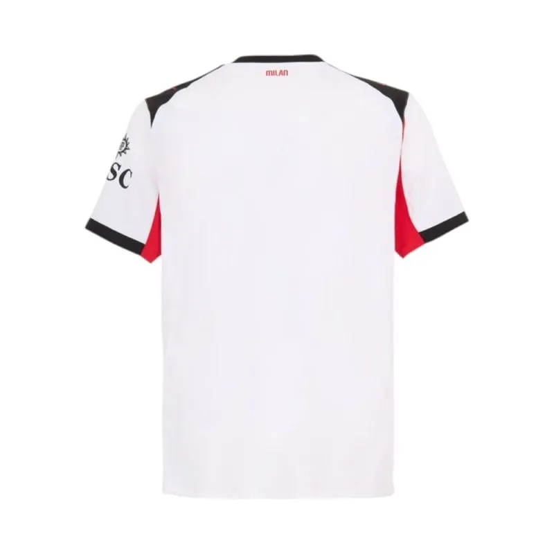 Set di maglia bambini in trasferta dell'AC Milan 2025/26 - Bianco