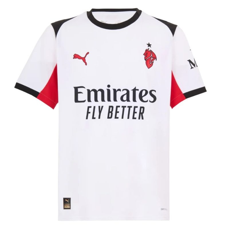 AC Milan Rafa Leão 2025/26 Auswärtstrikot - Weiß