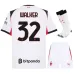 AC Milan Walker 2025/26 Kids' Away Jersey Set - White