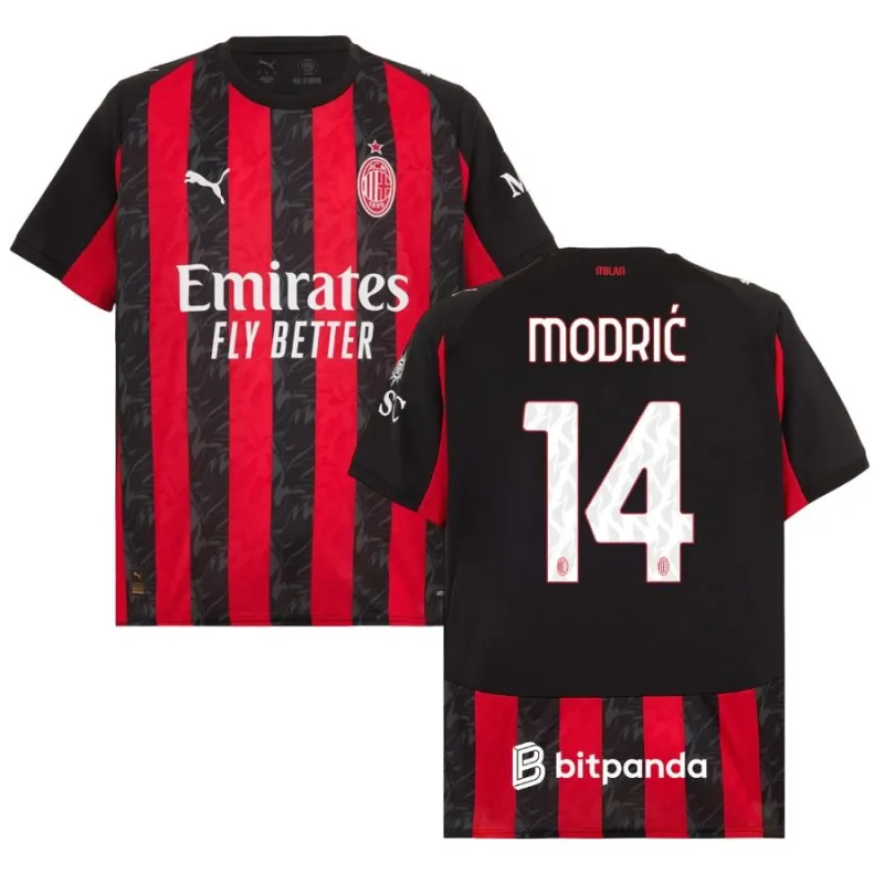 AC Milan MODRIC Camiseta local 2025/26 - Rojo