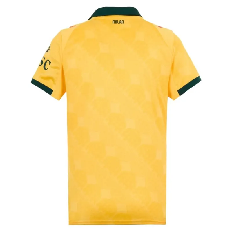 Camiseta tercera femenina del AC Milan 2025/26 - Amarillo