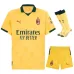 Set di maglia terza bambini dell’AC Milan 2025/26 - Giallo