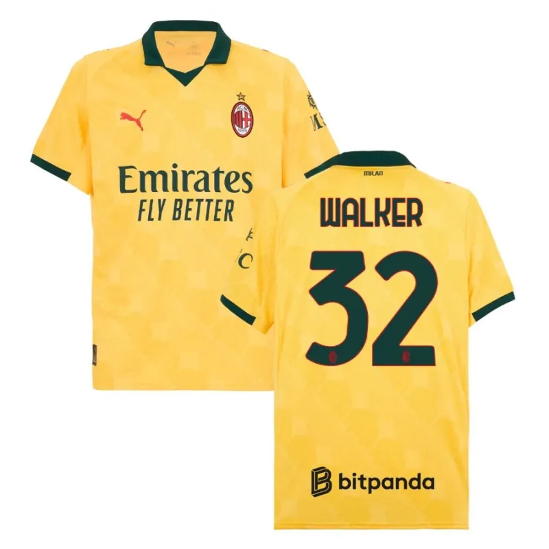 AC Milan WALKER 2025/26 Third Jersey - Yellow