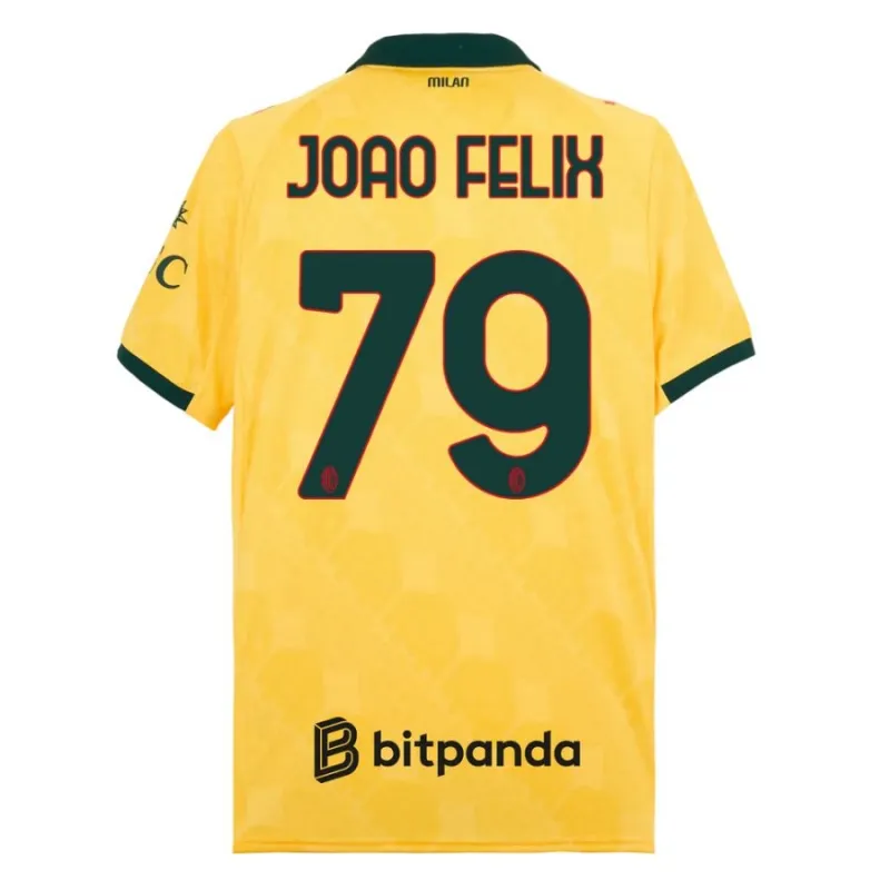 AC Milan JOAO·FELIX 2025/26 Third Jersey - Yellow