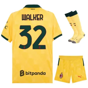 AC Milan WALKER 2025/26 Third Kids' Jersey Set - Yellow