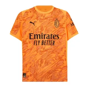 AC Milan 2025/26 Away Kids' Goalkeeper Jersey - Orange
