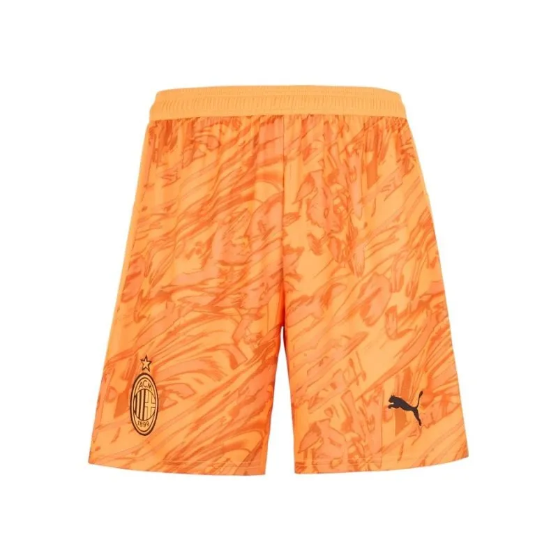 AC Mailand 2025/26 Auswärts-Kinder Torwarttrikot + Shorts - Orange