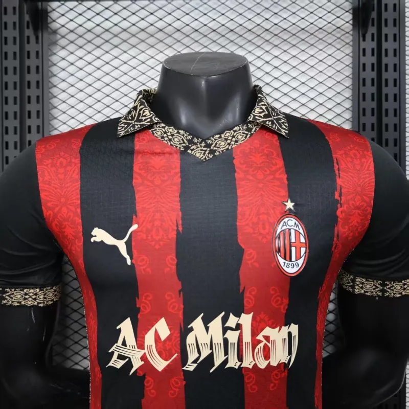 AC Mailand Spieler-Trikot Sonderedition 2025/26 - Rot/Schwarz