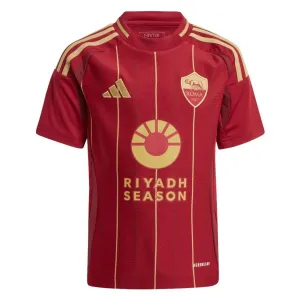 Maglia di casa per bambini di AS Roma 2024/25 - Rosso bourgogne