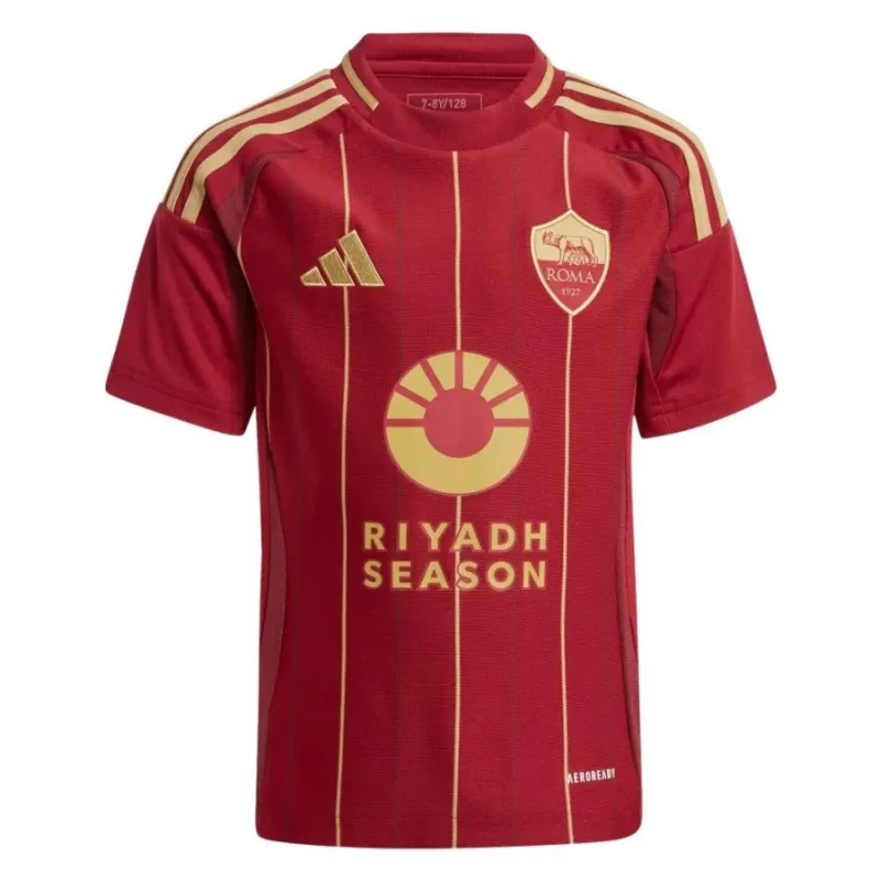 Camiseta de casa para niños de AS Roma 2024/25 - Rojo bourgogne