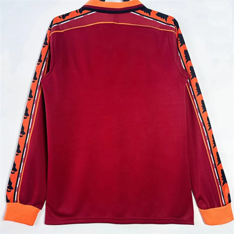 Maglia retro di casa con maniche lunghe di AS Roma 2004/05 - Rossa