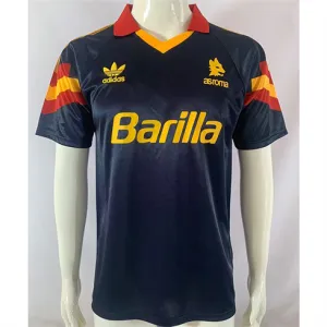 AS Roma 1991/92 Third Retro Jersey - Blue